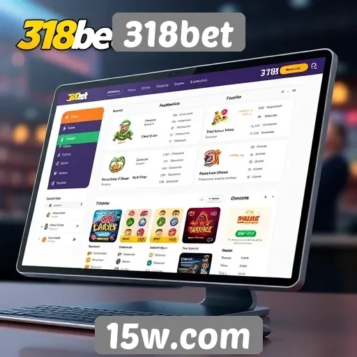 Interface amigável do site 318bet para os usuários